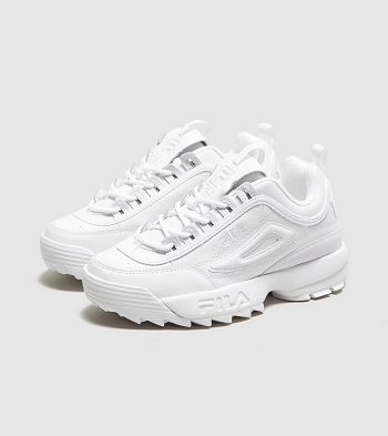 Botasky Fila Disruptor II Premium Disruptor II Premium - Damske Topanky Biele | WCN-120734
